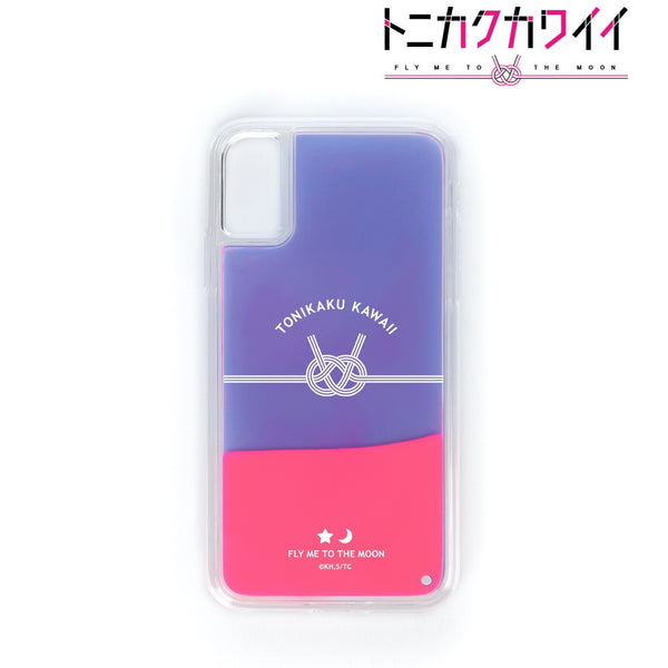 『トニカクカワイイ』司&星空 水引デザイン ネオンサンドiPhoneケース